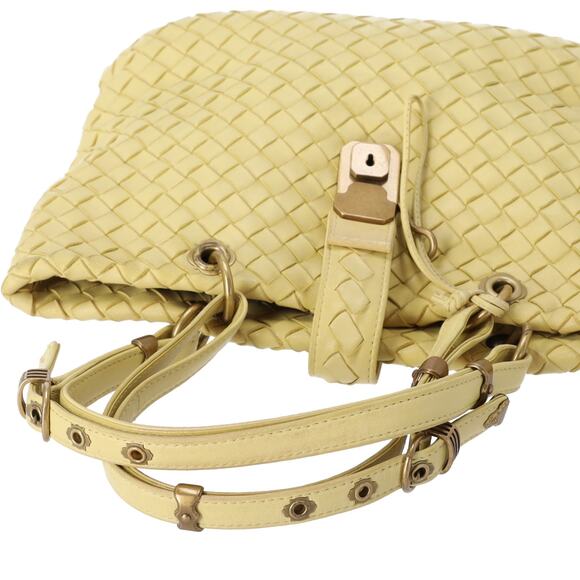 BOTTEGA VENETA Capri Tote Bag 162112 Light Yellow Leather - Picture 5 of 8